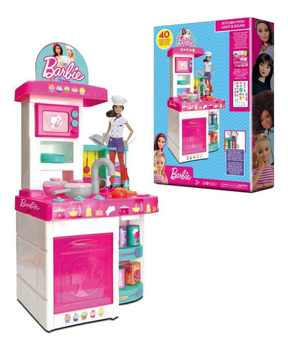 Barbie Set De Cocina De Lujo Con Luz Y Sonido