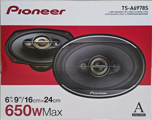 Combo Pioneer Estereo Mvh 235 Bt + Parlantes 6x9 Tsa 6978