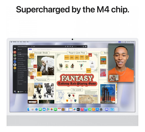iMac M4 24 Pol 10c 10c 32gb Ram 2tb Ssd Consulte Variações