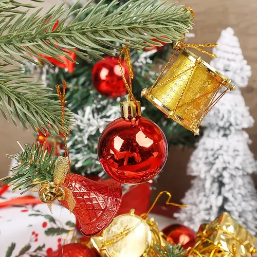 🎄 Boltze Juego De 14 Bolas De Navidad Con Ángel: Decora Tu Árbol Con Magia Y Tradición