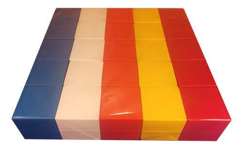 Imagen 3 de 6 de Cubos Para Apilar Grandes Con Charola Material Didactico