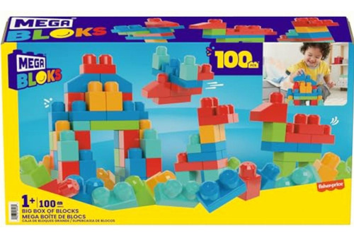 Mega Bloks Juguete De Construcción Caja De Bloques Grande