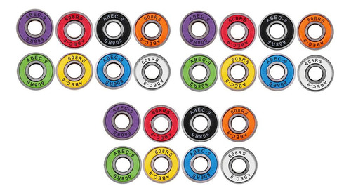Rolamentos De Skate 608-rs De 24 Peças