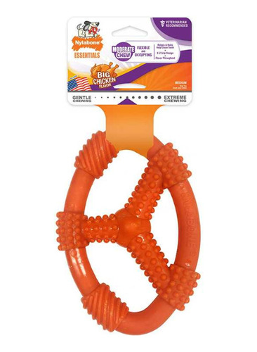 Juguete Perros Nylabone Flexi Anillo Oval Flexible Talla M