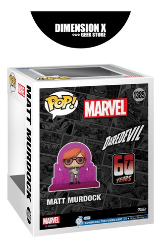 Funko Pop Deluxe Matt Murdock Daredevil 60th #1358 - Marvel