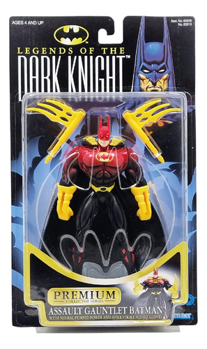 Kenner 1996 Legends Of Dark Knight - Assault Gauntlet Batman