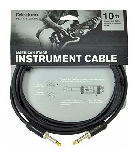 Cable De Instrumento 10' Planet Waves American Stage