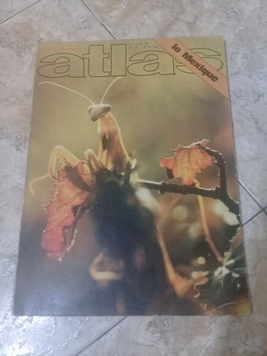 Antigua Revista **aire France**atlas. Mexico.febrero De 1974
