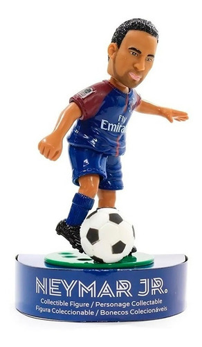 Imagem 3 de 9 de Brinquedo Colecionável Articulado Do Neymar E Campo E Trave