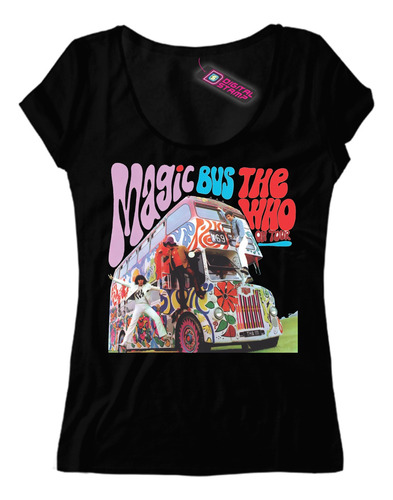 Remera Mujer The Who Magic Bus On Tour Rp263 Dtg Premium