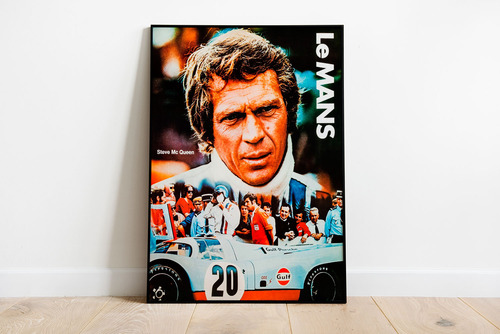 Poster Afiche Le Mans - Steve Mcqueen 60x90 - Solo Lámina