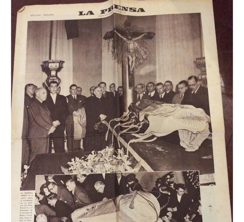 Lote Diarios Antiguos Eva Peron (Usado)
