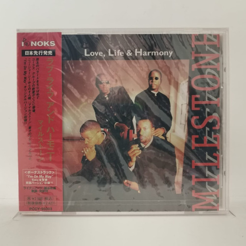 Milestone Love, Life & Harmony Cd Japones Obi [nuevo]