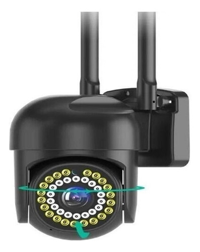 Para Cámara De Seguridad Wifi Exterior 39 Led Con Alarma