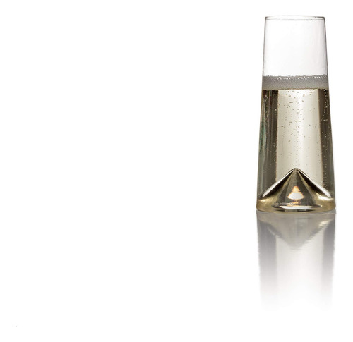 Juego De 2 Copas De Champán Sin Tallo Sempli Monti-flute ' E
