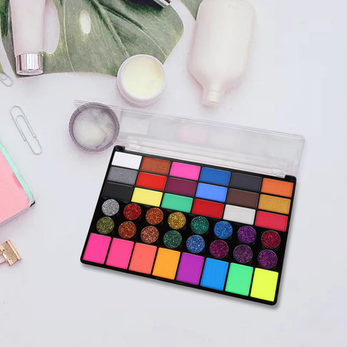 Paleta De Maquillaje A Base De Agua Face Paint 42 Colorida