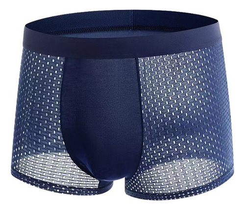 Calzoncillos De Malla Transpirable For Hombre, 4 Piezas/caja