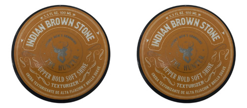 Pack The Hunter Pomada Cera Indian Brown Stone Texturiza 2 U