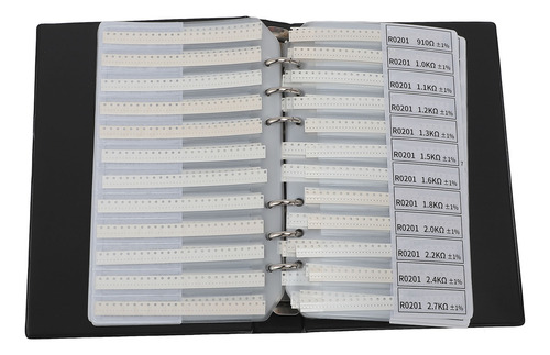 Livro De Amostras De Capacitores De Resistores Resistor Smd