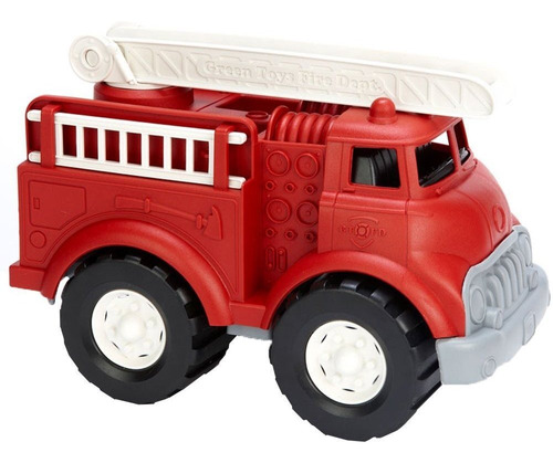Green Toys Fire Truck - Libre De Bpa, Juguete De Juego Imagi