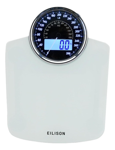 Báscula Digital Y Analógica 2 En 1 181 Kg Vidrio Templado