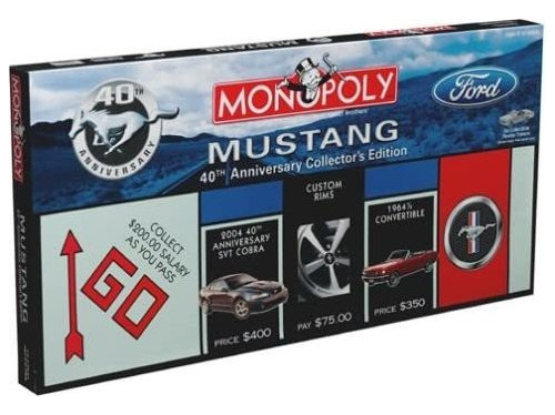 Mustang Monopoly Edición Coleccionista 40 Aniversario