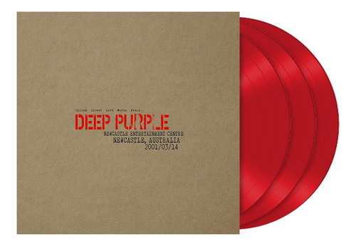 Deep Purple Lp Live In New Castle Vinyl 2022 - Caja de sonido para 3 LP