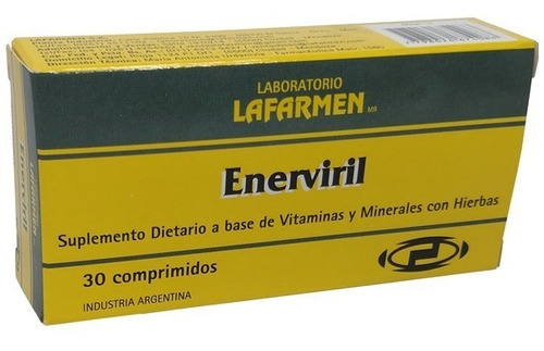 Enerviril - Lafarmen X 30 Comprimidos