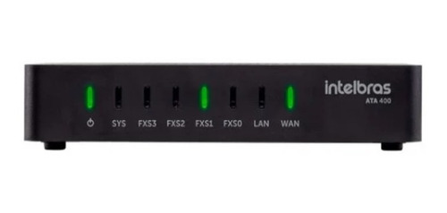 Adaptador Conversor De Protocolo Ip Ata 400 Voip Intelbras
