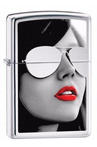 Encendedor Zippo Mujer Labios Rojos 28274 Original Nuevo