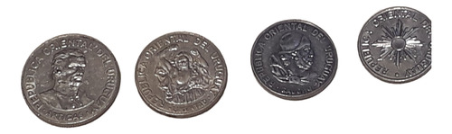 Monedas De Uruguay Pesos Nuevos Serie Lote X6 De 5 A 500