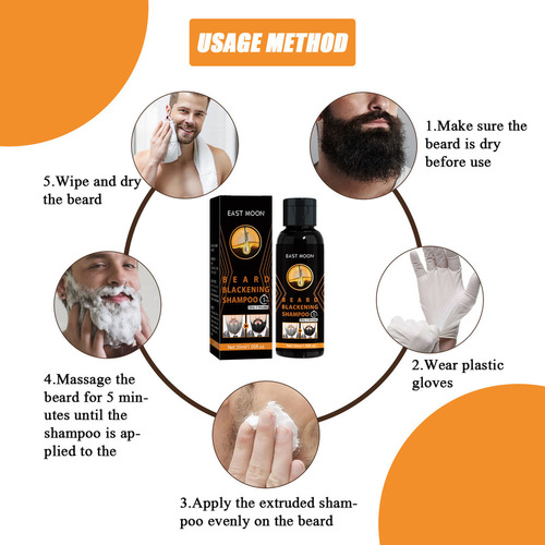 - ChampĂș Oscurecedor Natural Para Barba, Color De Barba