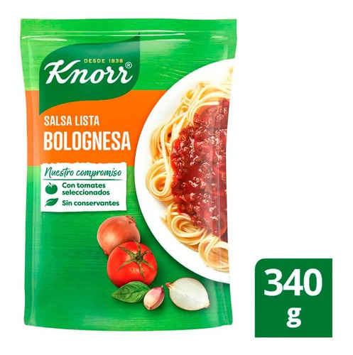 Salsa Lista Knorr Bolognesa X 340 Gr