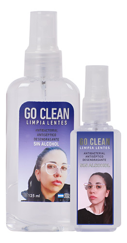 Spray Limpia Lentes 60 Ml. Antibacterial- Sin Alcohol