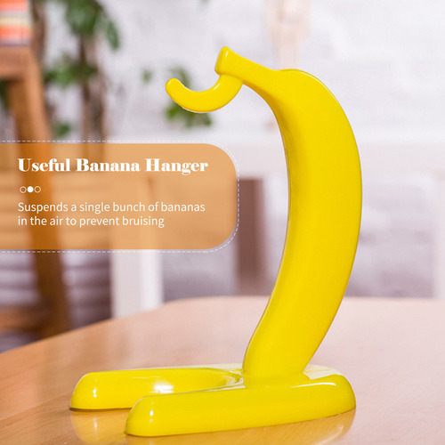 Suporte Moderno Para Pendurar Banana Amarela Para Bancada