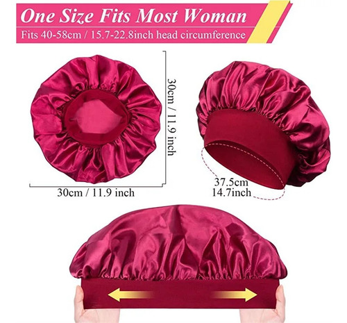 Gorro De Satén For Mujer, Gorro For Dormir, Gorro For