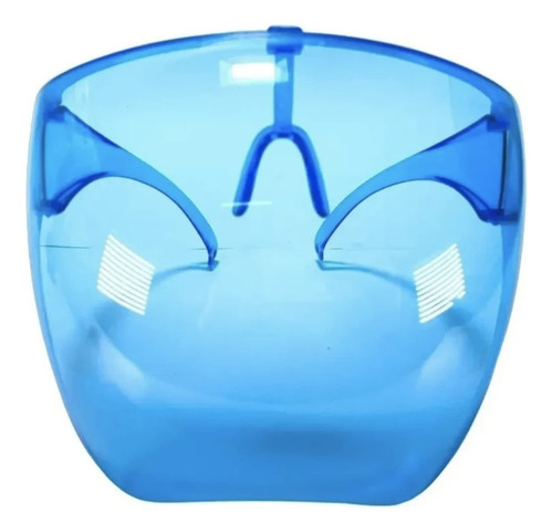 Facechield Careta Protectora - Careta Con Lentes - Careta De Policarbonato - Careta Protector Facial - Caretas Protectoras Covid, Colores 1 Pz (azul)
