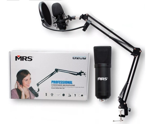 Kit De Microfono Condensador Cardioide Mrs Bm-700 Original