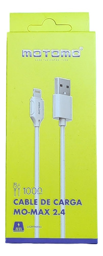 Kit 3 Cables Usb A Lightning 1m Para iPhone iPad 2.4a Blanco