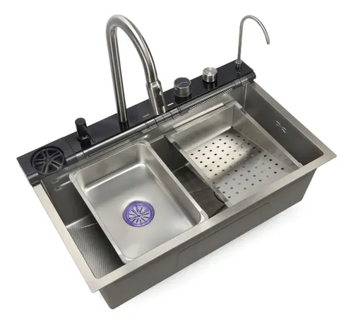 Bacha Cocina Smart Nanotecnologia Led Display Multiuso
