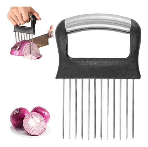 Stainless Steel Onion Slice Holder, Soporte De Cebolla Para