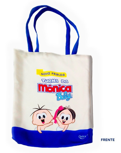 Imagem 9 de 10 de Kit Fraldas Turma Da Mônica Baby Xg 120u + Brinde Ecobag