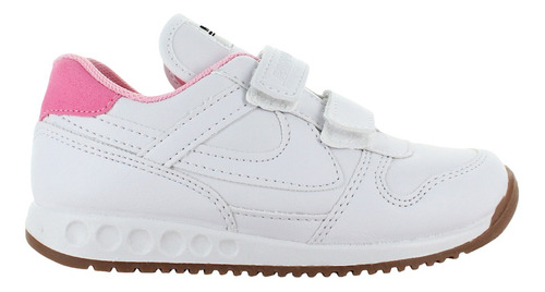 Panam Tenis Escolar Velcro Tactopiel Blanco Niña 81635