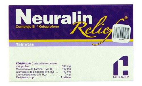 Neuralin Relief Caja Con 20 Tabletas