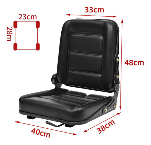 Diseño Ergonómico Premium Del Asiento Del Tractor Plegable