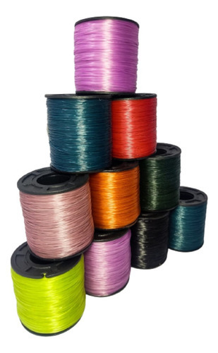 Linha Nylon 500jds 040 Carretel Cores Pipa Raia Peixinho