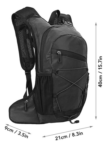 Mochila De Hidratación Reflectante Visibilidad Para Ciclismo
