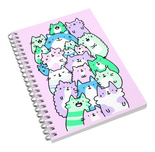 Gatitos Micelaneos Libreta De Dibujo Pasta Dura