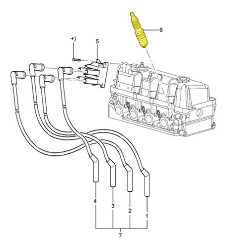Imagen 1 de 3 de Bujia De Encendido Ecosport De 1/2003 - 6/2012