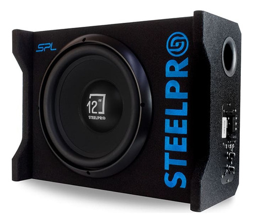 Subwoofer Amplificado 12' 1200w Spl Alta Presión Steelpro